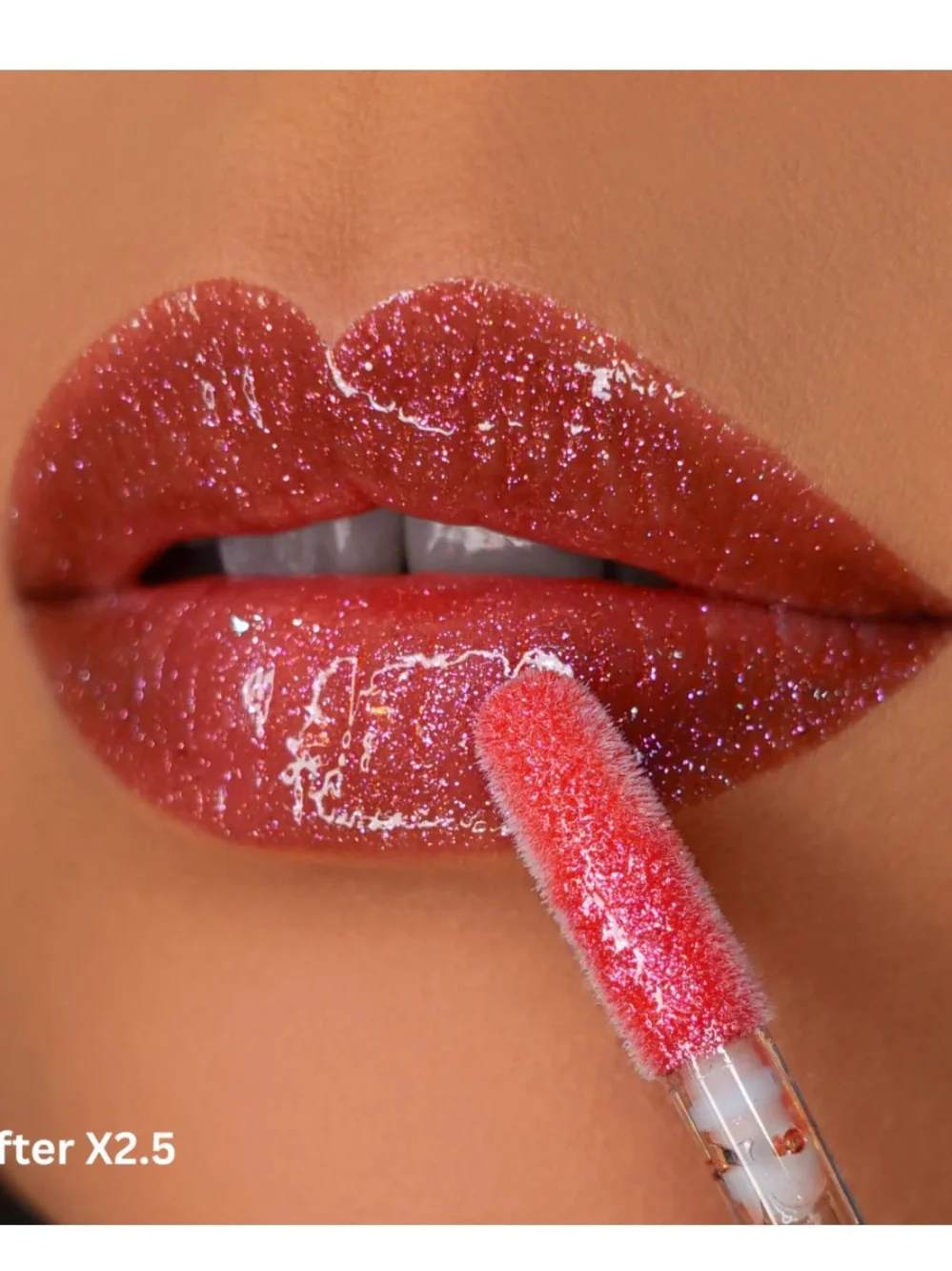Queen Cosmetics Glitter Holographic Lipgloss Trio New FullSz Euphoria Angel Heat